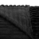 Ver imagem 3 de Peseira Flannel Corduroy Casal 1,94 X 0,80 Preto Niazitex