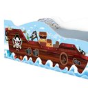 Ver imagem 5 de Cama Infantil Barco Pirata Kids com Colchão MDF Azul Casah