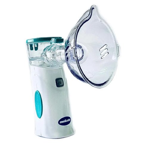 Inalador Nebulizador de Rede Medicate sem Fio MD4600 - Verde