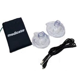 Inalador Nebulizador de Rede Medicate sem Fio MD4600 - Verde - 2