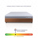 Ver imagem 5 de Conjunto Box Marrom Durban Cinza Espuma D28 Viúva 128x188x57 - King House