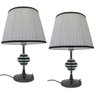 Kit de 2 Abajures Cristal Dimer Branco 45cm 5I79 I45 - 1