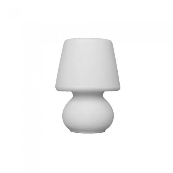 Abajur Micro Lampe Natural com Capa Na Cor Branco - 1
