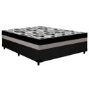 Ver imagem 1 de Cama Box Viúva: Colchão Anatômico Ortobom D33/EP ISO 100 Double Face + Base CRC Courano Black(