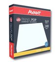 Ver imagem 2 de Plafon LED Quadrado 24W Painel Sobrepor Avant Branco Quente