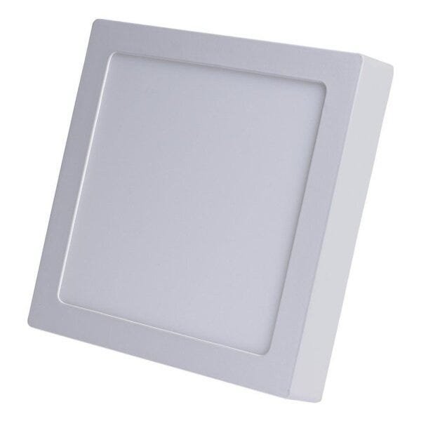 Plafon LED Quadrado 24W Painel Sobrepor Avant Branco Quente - 1