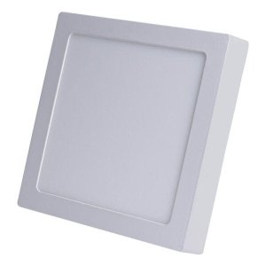 Plafon LED Quadrado 24W Painel Sobrepor Avant Branco Quente