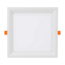 Kit 20 Painel Plafon Embutir Quadrado Recuado Led 12w Opus - Branco - Bco Frio 6500k - 110v/220v - 1