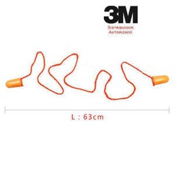 Protetor Auricular 3m 1110 3m Brasil 50 Pares Cor Alaranjado - 5