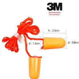 Protetor Auricular 3m 1110 3m Brasil 50 Pares Cor Alaranjado - 4