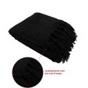 Ver imagem 2 de Manta para Sofá em Algodão Preta Gigante 2,40x1,80