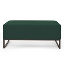 Ver imagem 5 de Puff Decorativo para Sala de Estar Cléo W01 Base de Ferro 90 cm Suede Verde Musgo - Lyam Decor