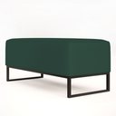 Ver imagem 7 de Puff Decorativo para Sala de Estar Cléo W01 Base de Ferro 90 cm Suede Verde Musgo - Lyam Decor
