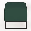 Ver imagem 6 de Puff Decorativo para Sala de Estar Cléo W01 Base de Ferro 90 cm Suede Verde Musgo - Lyam Decor