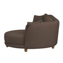 Ver imagem 7 de Sofá 05 Lugares 330cm Arizona com Chaise Esquerdo Bouclé Marrom - Nexta Casa