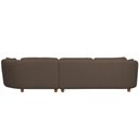 Ver mais imagens de Sofá 05 Lugares 330cm Arizona com Chaise Esquerdo Bouclé Marrom - Nexta Casa
