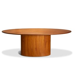 Mesa de Jantar Oval 6 Lugares 180cm X 100cm Amadeirado - 3