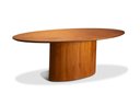 Ver imagem 1 de Mesa de Jantar Oval 6 Lugares 180cm x 100cm Tampo Madeira