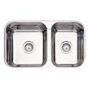 Ver imagem 1 de Cuba Dupla Tramontina Isis Aço Inox Polido 69x40 Cm