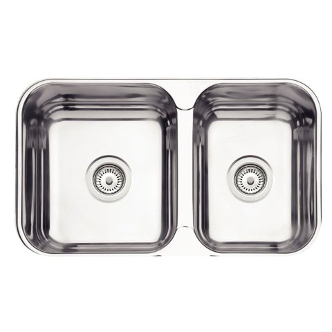 Cuba Dupla Tramontina Isis Aço Inox Polido 69x40 Cm