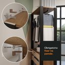 Ver imagem 7 de Guarda-roupa Closet Modulado Valencia 2 Gavetas 70cm Madesa