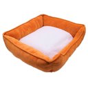 Ver imagem 1 de Cama para cachorros ou gatos com pelúcia e borracha antiderrapante tamanho P
