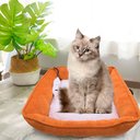Ver imagem 2 de Cama para cachorros ou gatos com pelúcia e borracha antiderrapante tamanho P