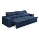 Ver imagem 6 de Sofá Retrátil e Reclinável 3 Lugares 2,50m com Molas Emily Suede Adonai Estofados