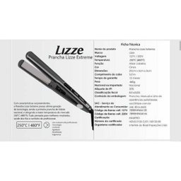 Prancha Chapinha Lizze Extreme 220V - 2