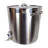 Panela aço inox 304 para cerveja artesanal 160 litros - 4