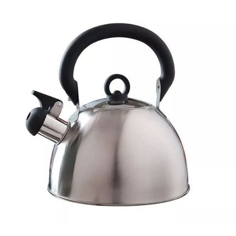 Chaleira Aço Inox Delizie 2 Litros com Apito Alça Cozinha Mor