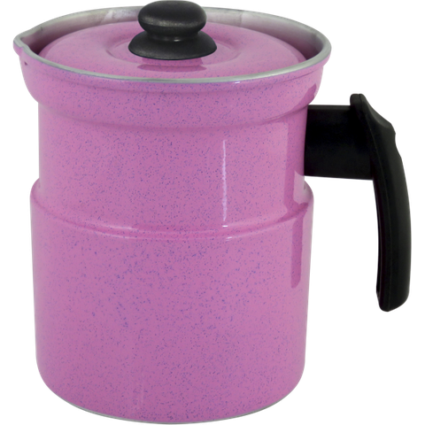 Leiteira de Apito Rosa 1,5 Litros
