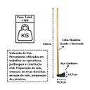 Ver imagem 4 de Enxada Sul Estreita em Aço Cabo Madeira Jardim Horta 150cm Minasul