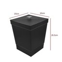 Ver imagem 2 de Lixeira para Banheiro de Plástico com Tampa - Stolf Preto