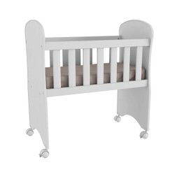 Mini Berço com Rodízios Moisés Móveis Peroba - 1 Mini Berço com Rodízios Moisés Móveis Peroba - 1