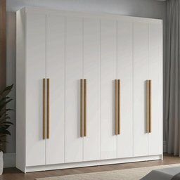 Guarda-Roupa Casal 8 Portas Batentes Venus Madesa - 2