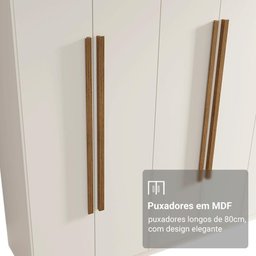 Guarda-Roupa Casal 8 Portas Batentes Venus Madesa - 7