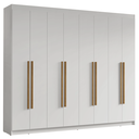 Ver imagem 3 de Guarda-roupa Casal 8 Portas Batentes Venus Madesa