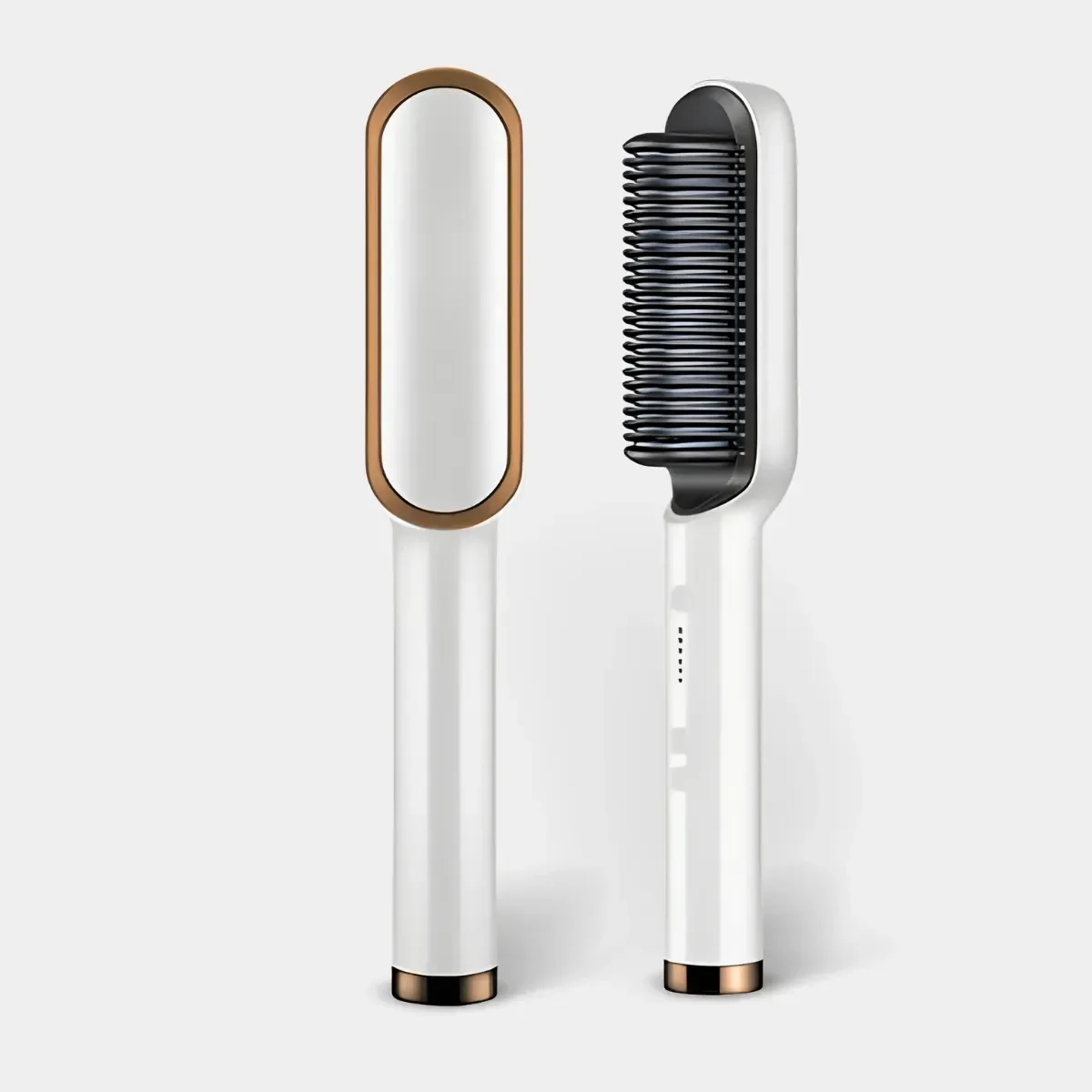 Escova Pente Alisadora de Cabelo Profissional Branco - 1