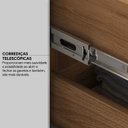 Ver imagem 6 de Guarda Roupa Casal 4 Portas com Espelho 64110es Amendola Off White Demobile