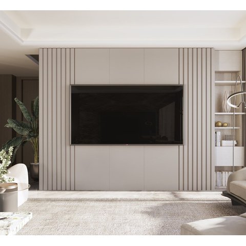 Painel Sierra 2.2 para TV até 84 Polegadas com Ripado Real