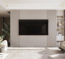 Ver imagem 1 de Painel Sierra 2.2 para TV até 84 Polegadas com Ripado Real