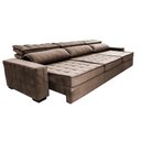Ver imagem 7 de Sofá Retrátil e Reclinável 3,85m Cama inBox Big Star com SoftGel D40 Velupluma Castor