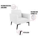 Ver imagem 5 de Kit 2 Poltronas Pés Villach Marisa Corino Branco D03 - D'Rossi