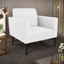 Ver imagem 2 de Kit 2 Poltronas Pés Villach Marisa Corino Branco D03 - D'Rossi