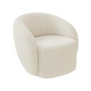 Ver imagem 6 de Conjunto 1 Sofá Living 160cm e 1 Poltrona Decorativa Sala de Estar Íbis Encosto Fixo Bouclê Off Whit