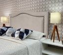 Ver imagem 1 de Cabeceira Solteiro 90 Cama Box Provençal Diamond Bege Suede Painel Parede Rbl