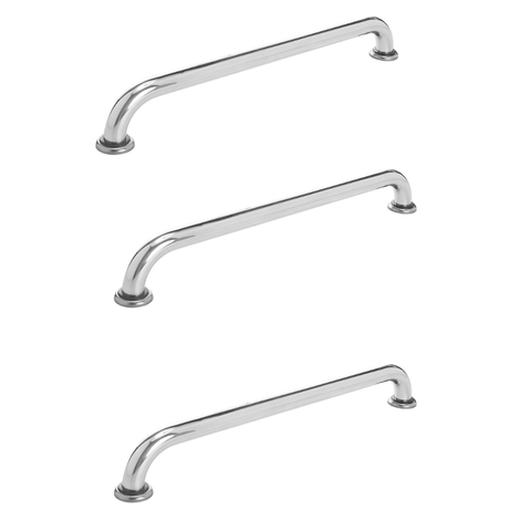 Kit 3 Alças Barra de Apoio 80cm P Banheiro Idoso Deficiente