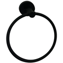 Ver imagem 1 de Suporte Porta Toalha Argola Toalheiro Preto Fosco Inox Porta Toalha Rosto Redondo Acessório Banheiro