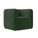 Ver imagem 3 de Poltrona Sala de Estar Decorativa Kit 2 Laguna Veludo Verde K01 - D'Rossi